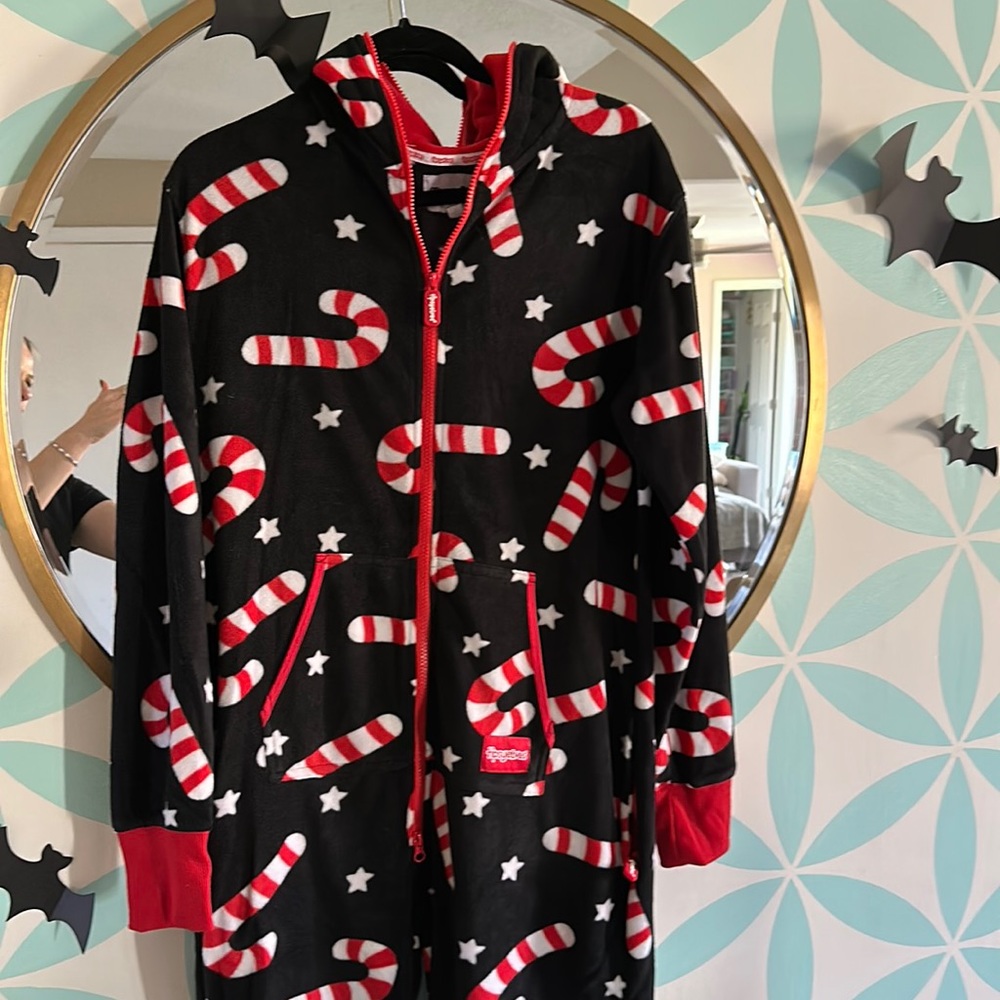Tipsy elves candy cane lane jumpsuit